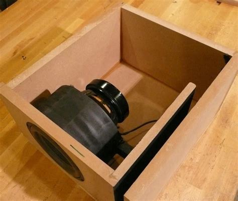 diy make a steel speaker box|12 inch speaker box plans.